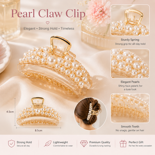 Pearl Claw Clip