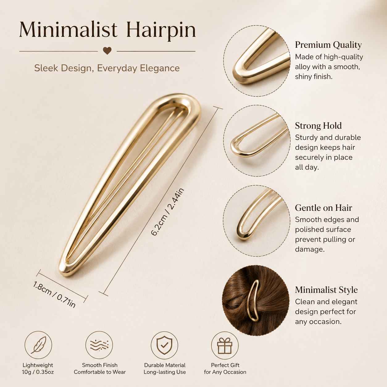 Minimalist Hairpin