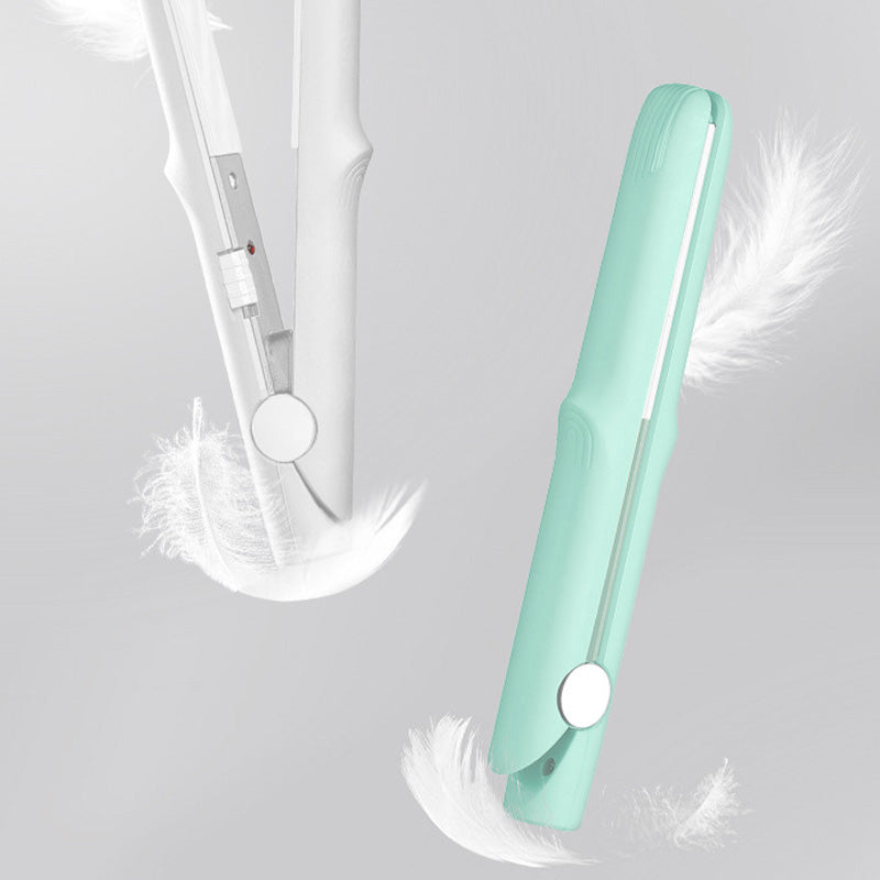 LAST DAY 85% OFF🔥 2-in-1 Mini Curling Wand & Flat Iron Hair Straightener